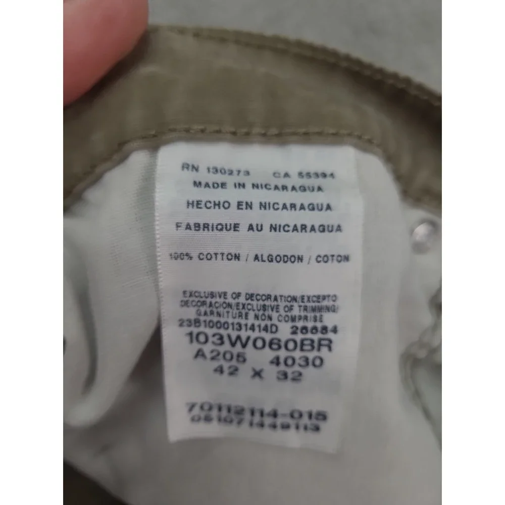 Wrangler Riggs Cargo Pants Mens‎ 38x32 Brown Ripstop Rugged Outdoor Workwear